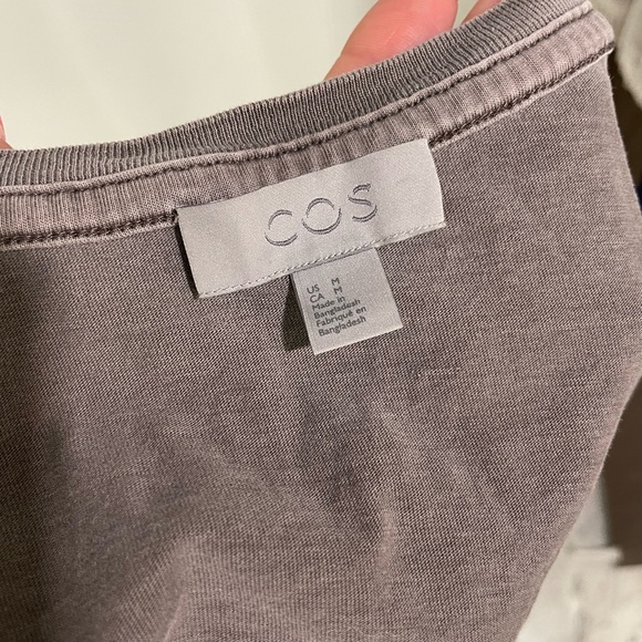 Men’s washed grey t shirt - Picture 2 of 3